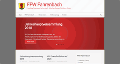 Desktop Screenshot of ffw-fahrenbach.de